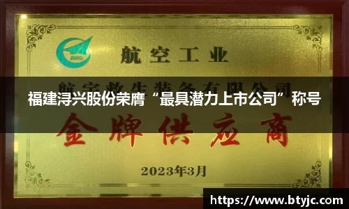 福建浔兴股份荣膺“最具潜力上市公司”称号